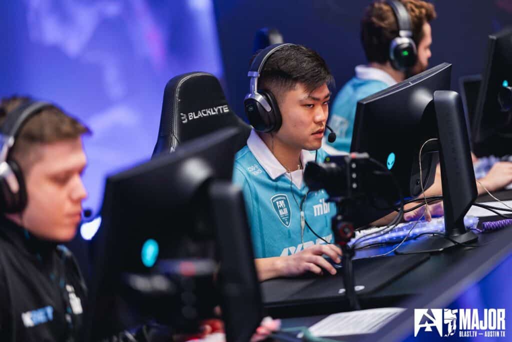 Image of MIBR Counter-Strike players competing at BLAST Austin Major