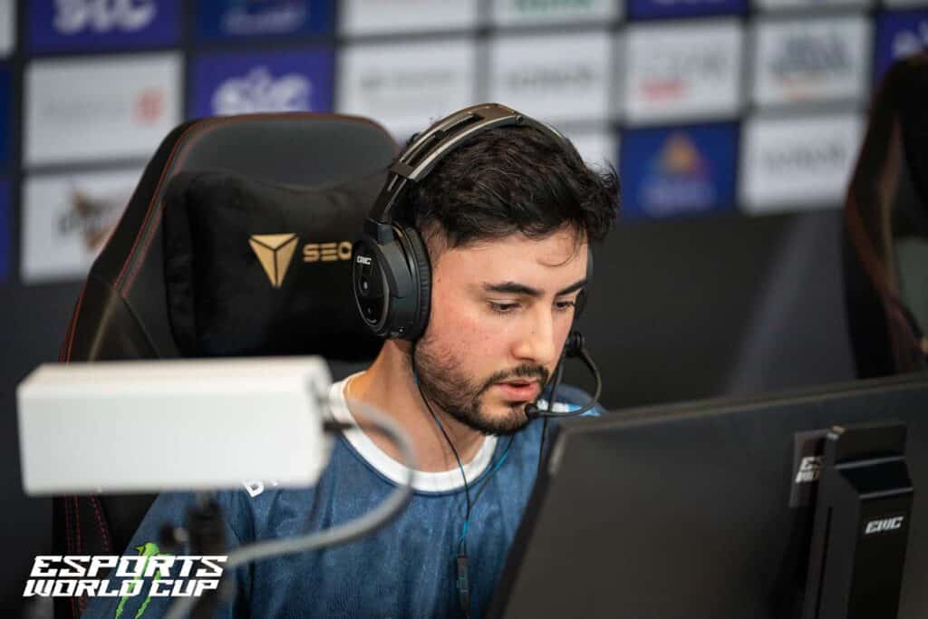 Image of MIBR Counter-Strike player Saffee competing at Esports World Cup 2024