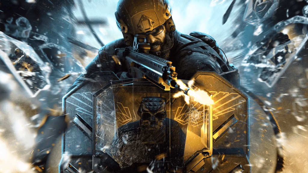 Rainbow Six Siege X Blackbeard rework breaching with H.U.L.L Shield