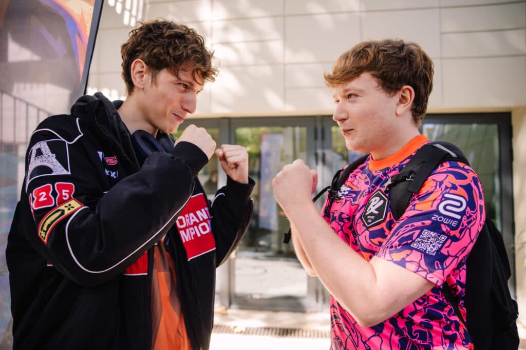 Fnatic's Boaster and Paper Rex's mini