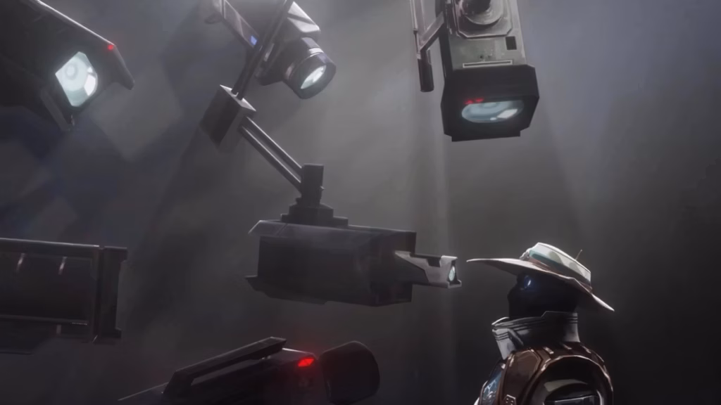 VALORANT Cypher cinematic with cameras in the room
