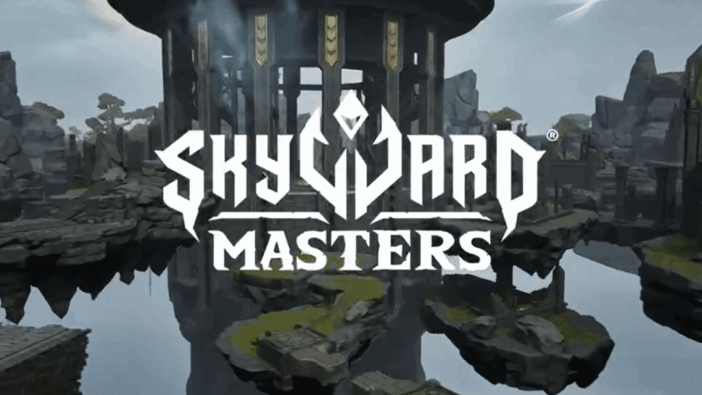 Skyward Masters logo and in game arena