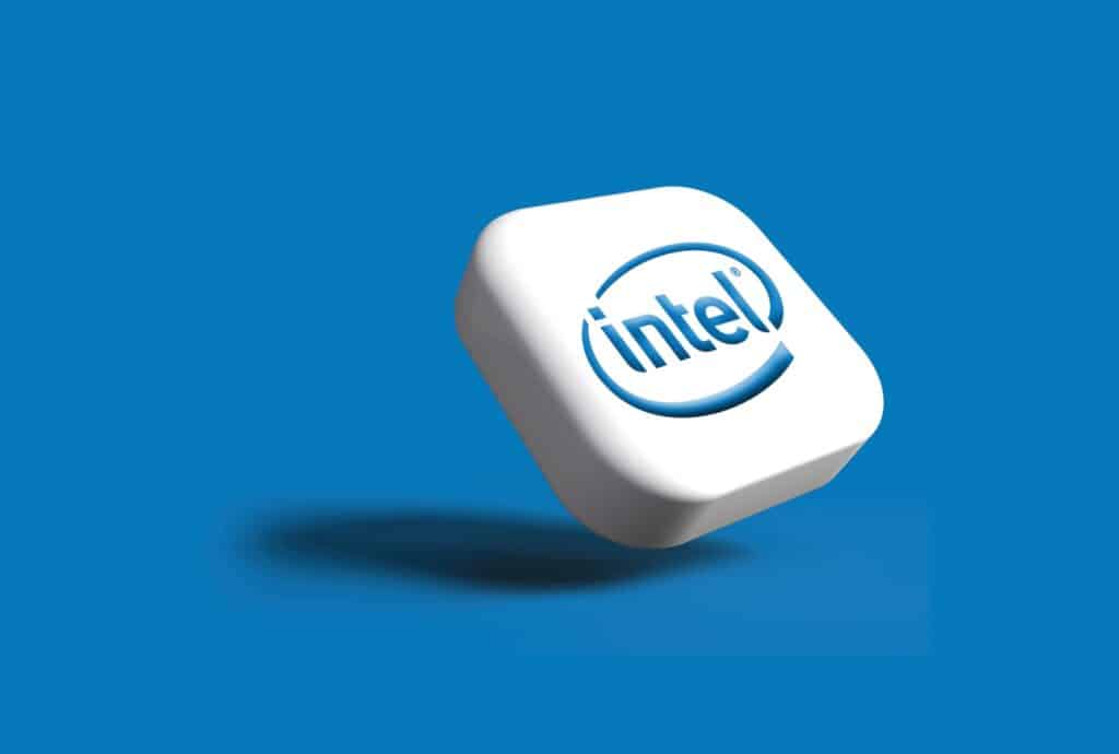3d icon of intel