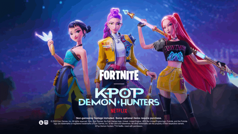 Fortnite x K-pop Demon Hunters collaboration drops on October 2nd