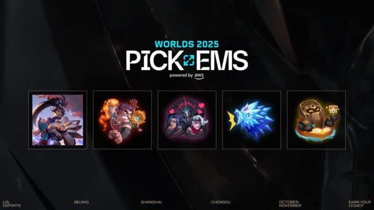 League of Legends launches Worlds 2025 Pick'Ems