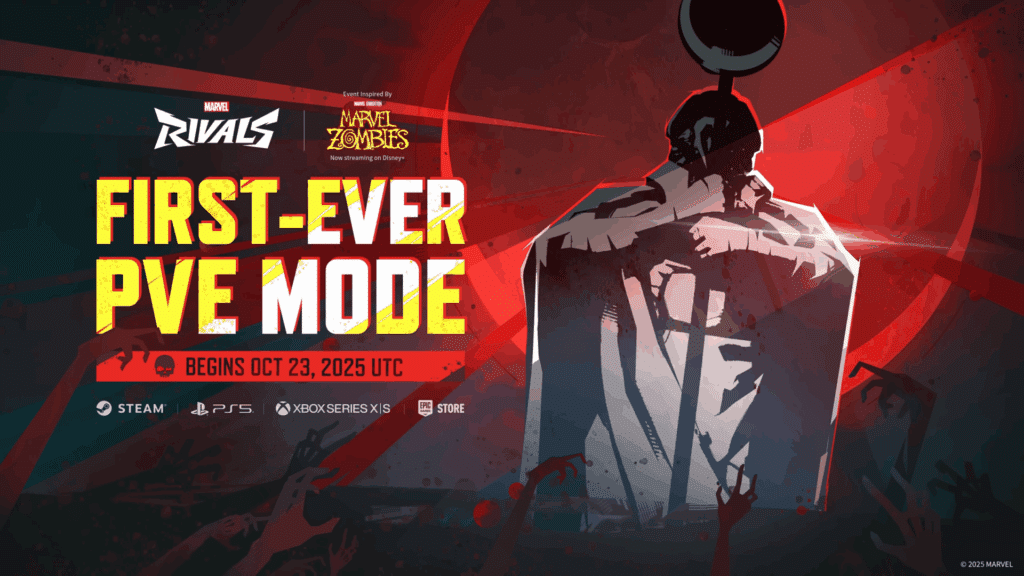 Marvel Rivals Marvel Zombies PVE Mode for Season 4.5 announcement graphic