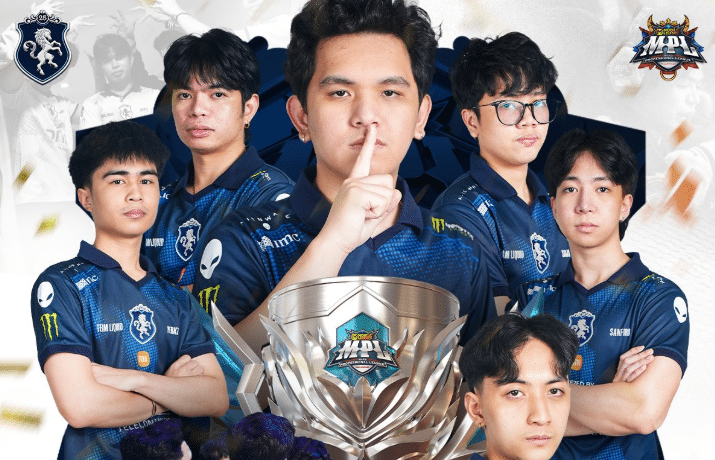 Team Liquid Mobile Legends Bang Bang Philippines team and MPL Season 16 trophy