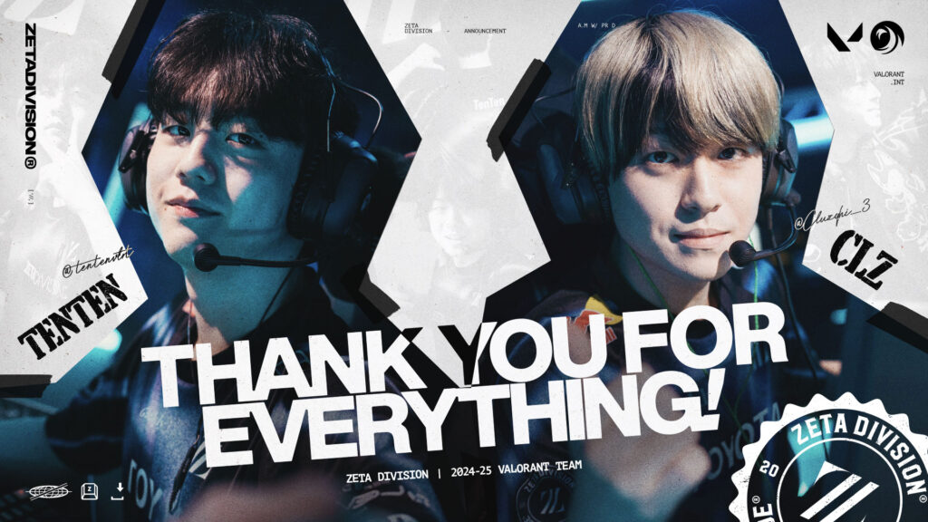 ZETA DIVISION parts ways with CLZ and TenTen