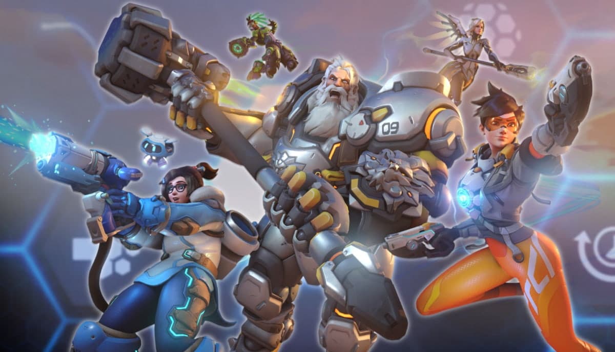 Overwatch 2 characters in dynamic poses
