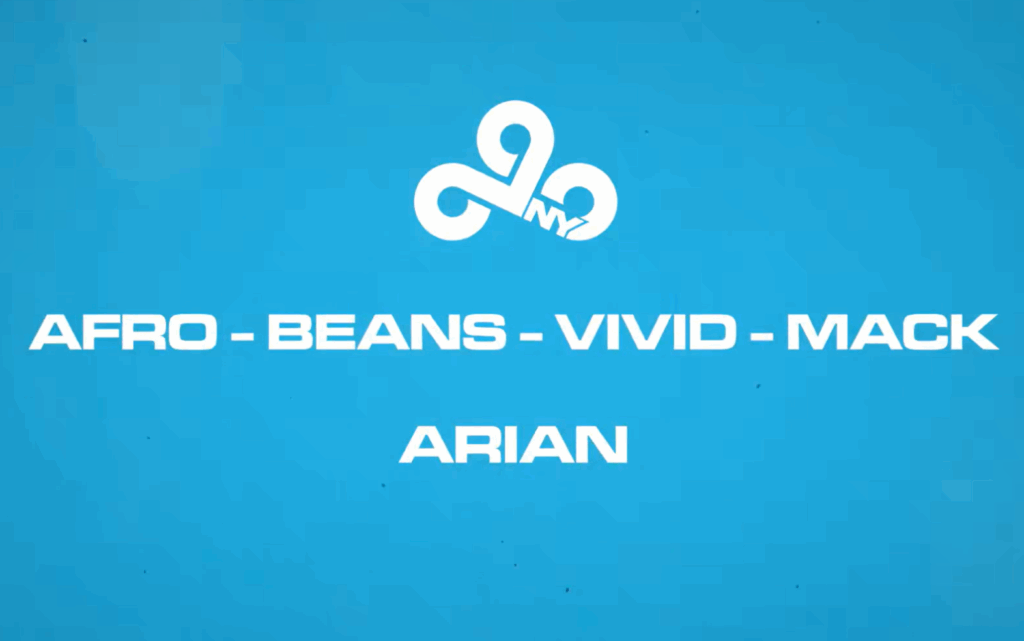 Cloud9 New York Call of Duty League 2026 roster reveal graphic