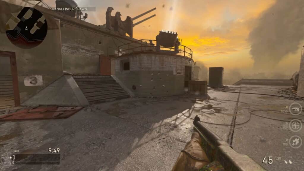Call of Duty: WWII gameplay in Flak Tower
