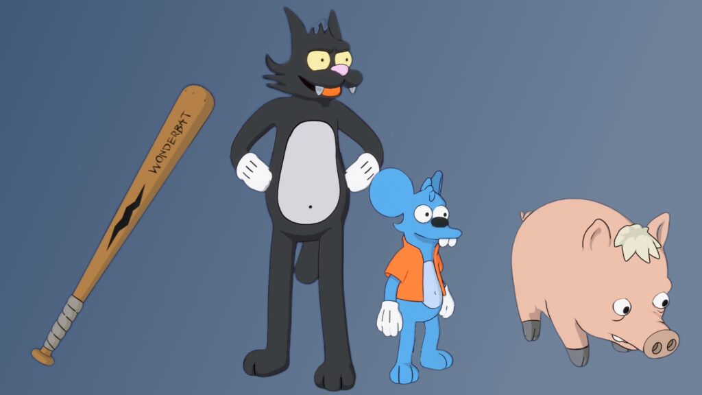 Itchy and Scratchy from The Simpsons