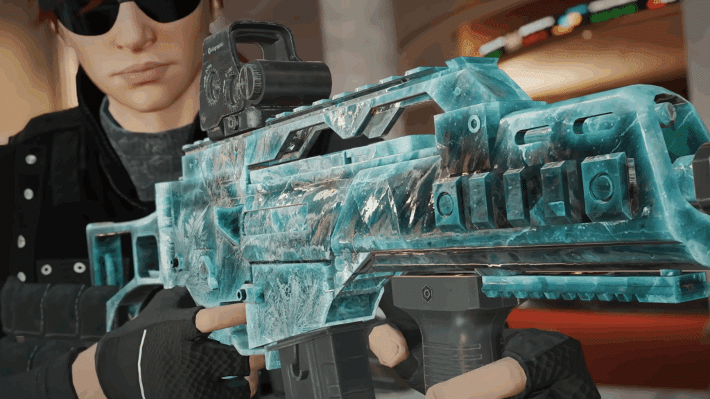 Rainbow Six Siege X operator Ash and Black Ice weapon skin