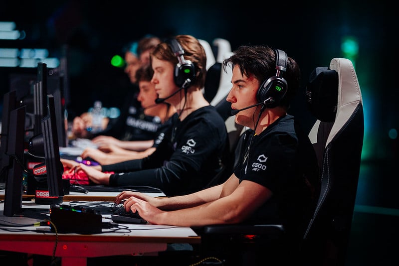 Team Spirit Dota 2 main roster competing at the Esports World Cup 2025