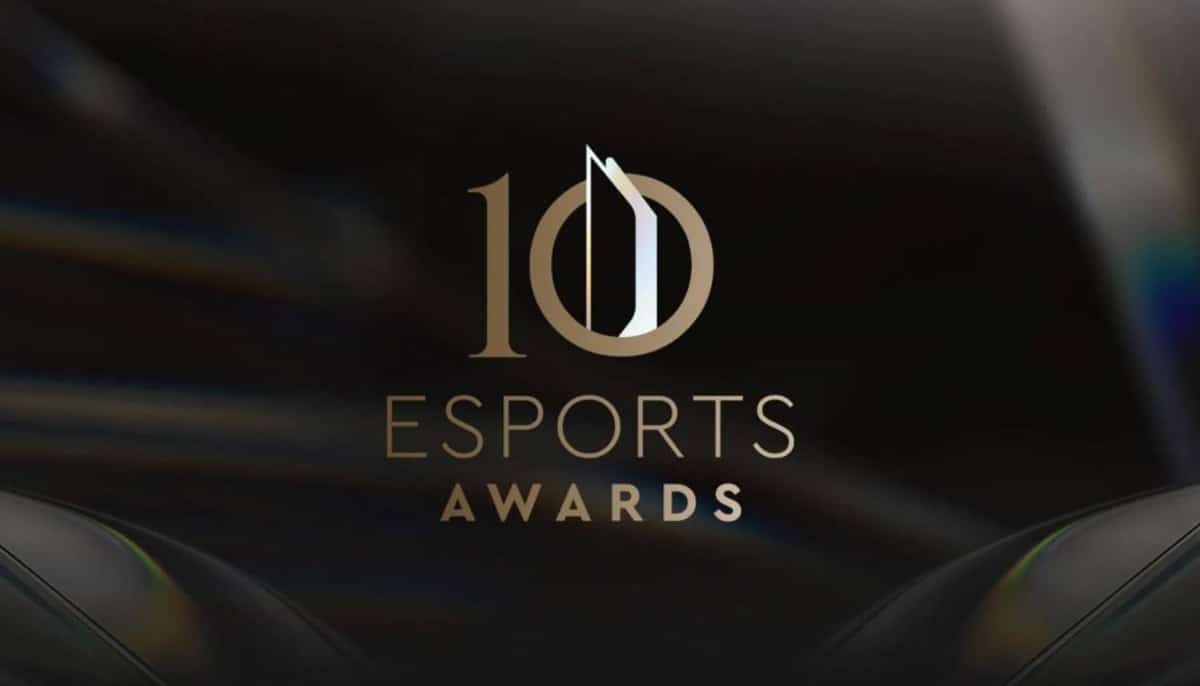 Logo of the 10th Esports Awards featuring a stylized number '10' with the word 'Esports' below