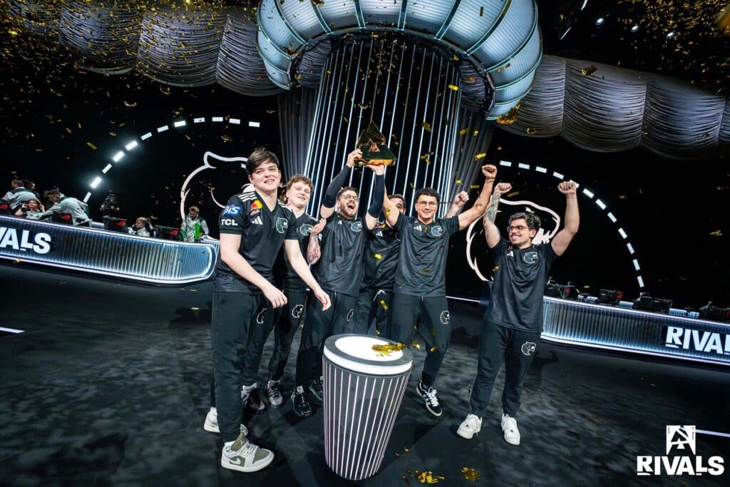Image of FURIA Counter-Strike team celebrating win at BLAST Rivals Fall 2025