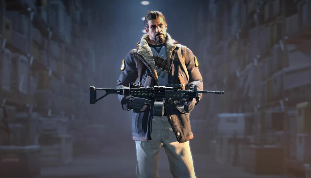 This character is Blackwolf | Sabre, an agent in the game Counter-Strike 2