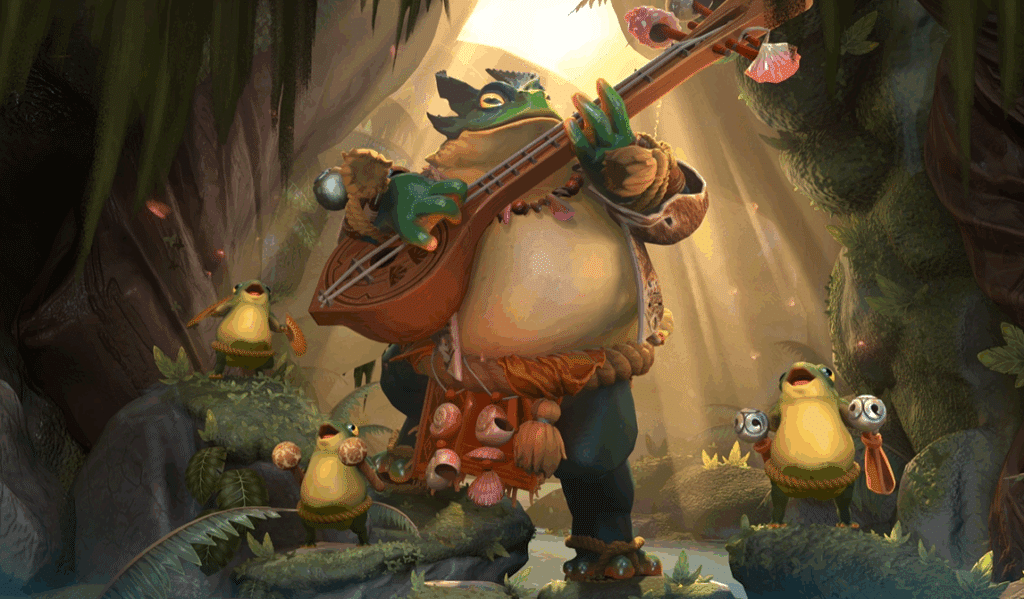 Dota 2 Largo support hero character art