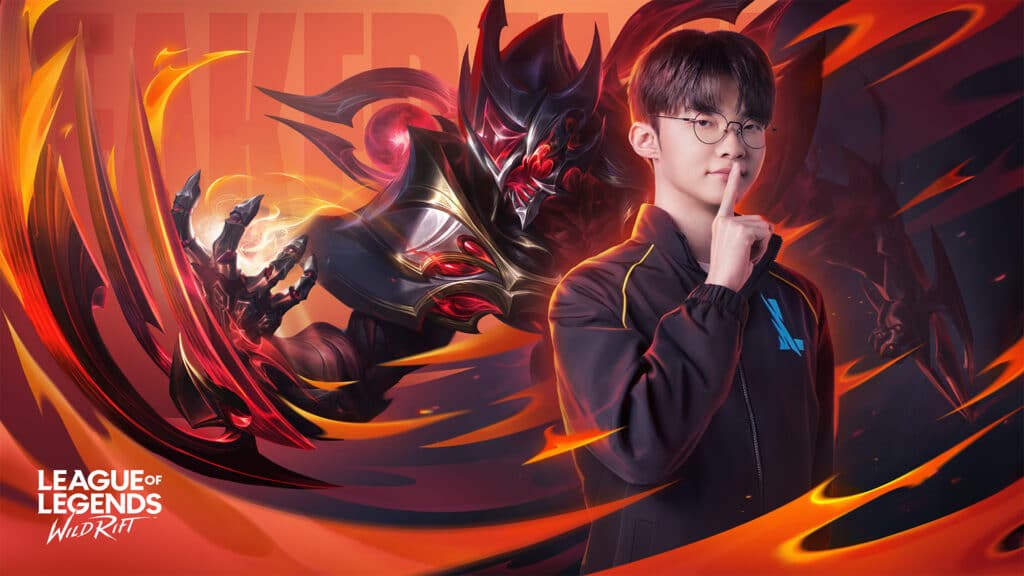 Faker collaborates with League of Legends Wild Rift for Zed skin