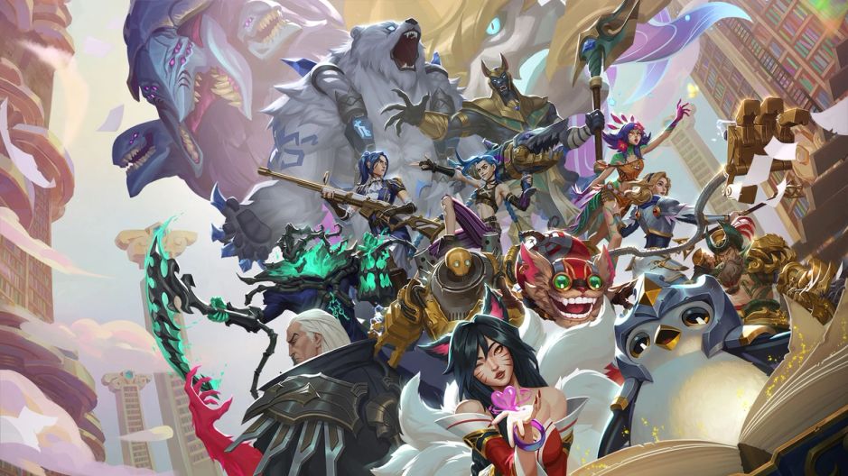 artwork of league of legends characters