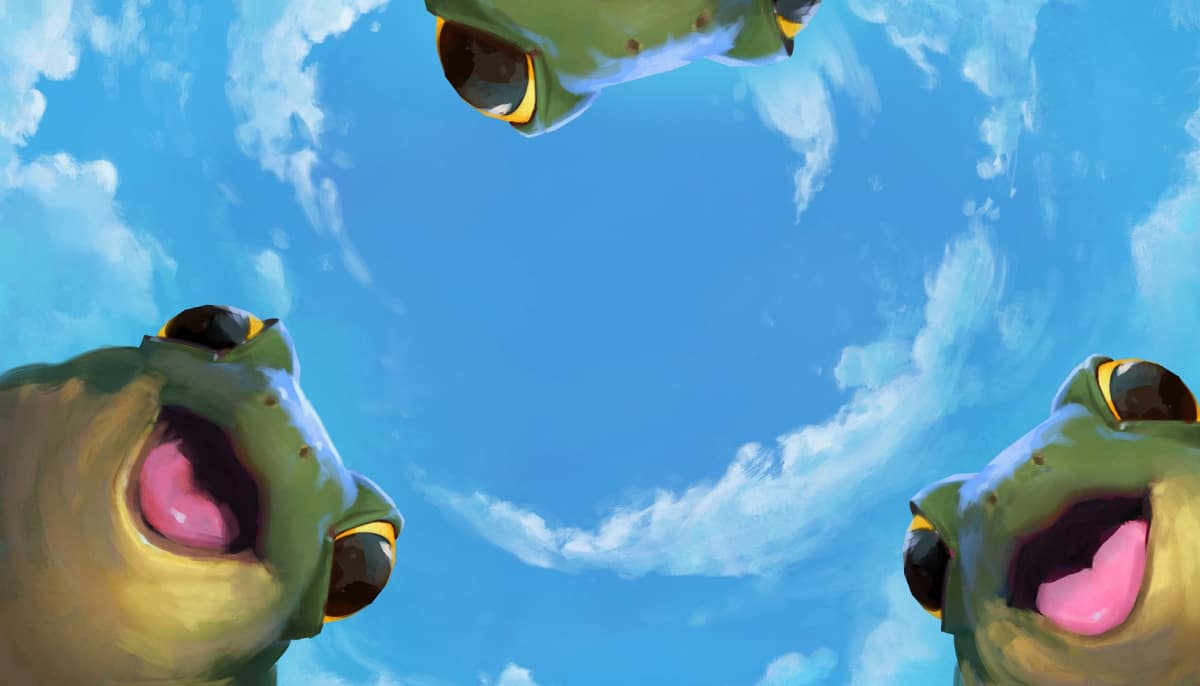 The image is official art for Largo, the newest hero in the game Dota 2. Largo was released on December 16, 2025, as part of the major gameplay update Patch 7.40