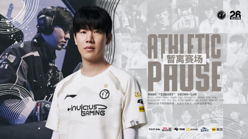 TheShy takes competitive break