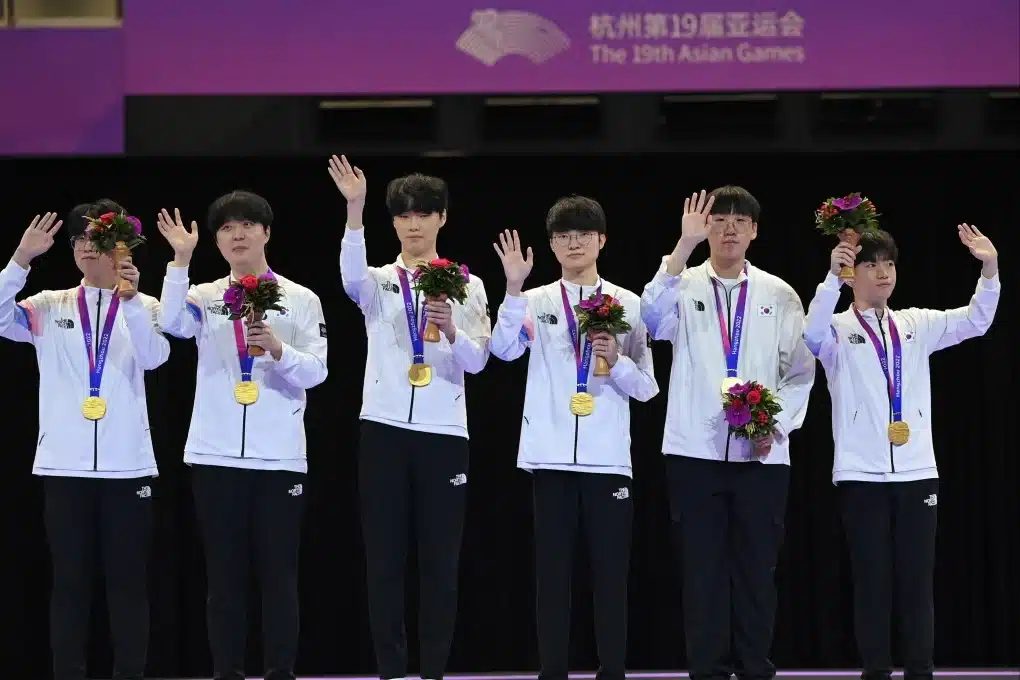 Korean team at Asian Games