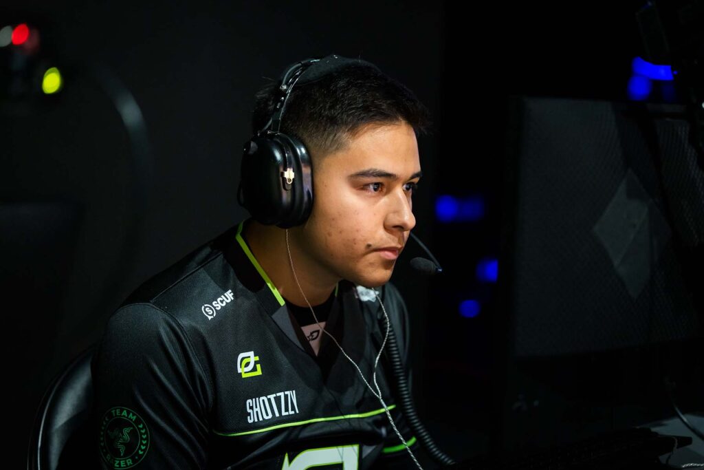 Image of OpTic Texas player Shotzzy competing at Call of Duty League event