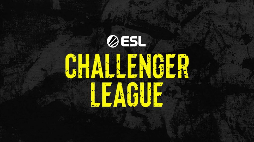 Image of ESL Challenger League logo on a black background