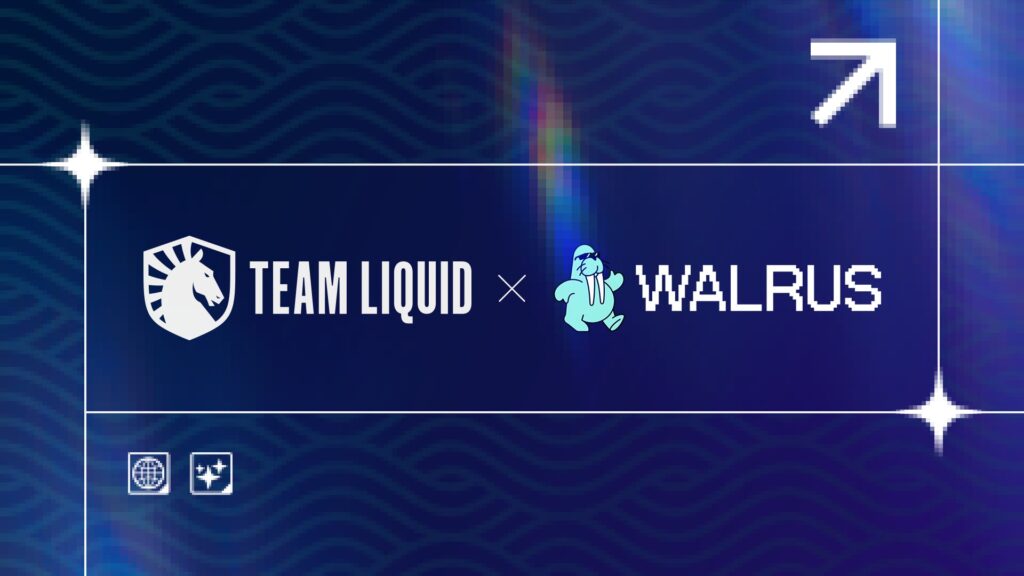 graphic announcing team liquid and walrus foundation