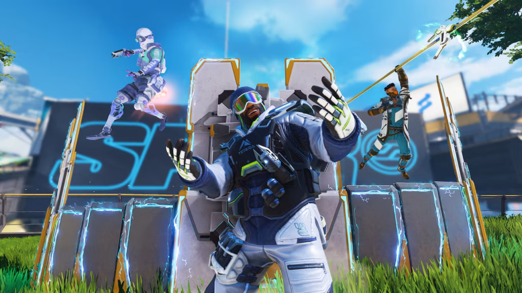 Apex Legends Winter Wipeout Legends Newcastle, Octane and Crypto