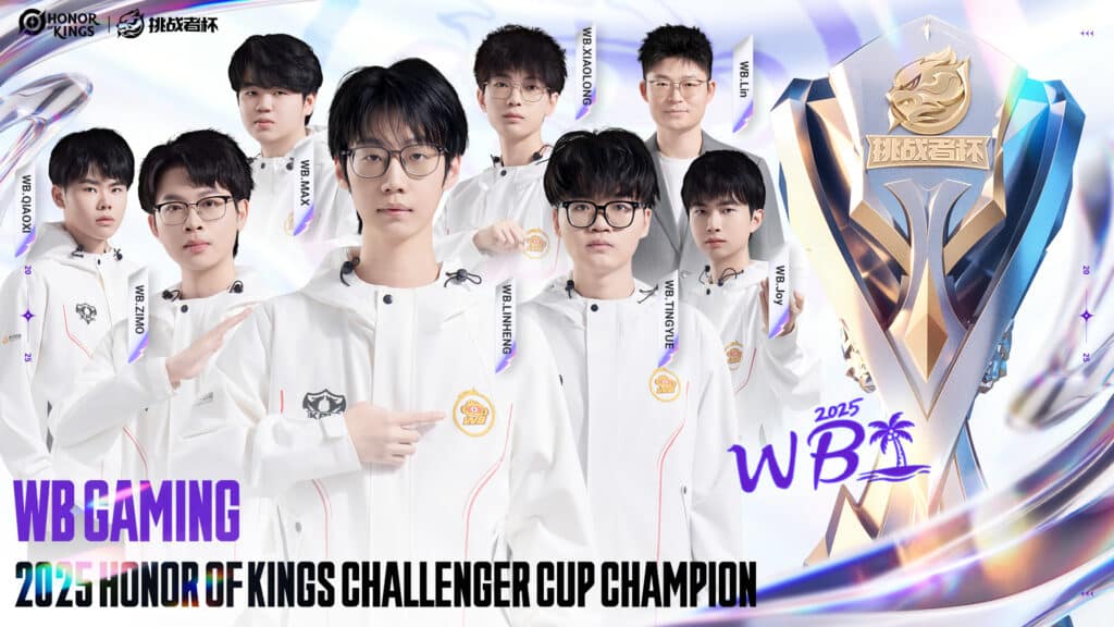 Weibo Gaming win 2025 Honor of Kings Challenger Cup