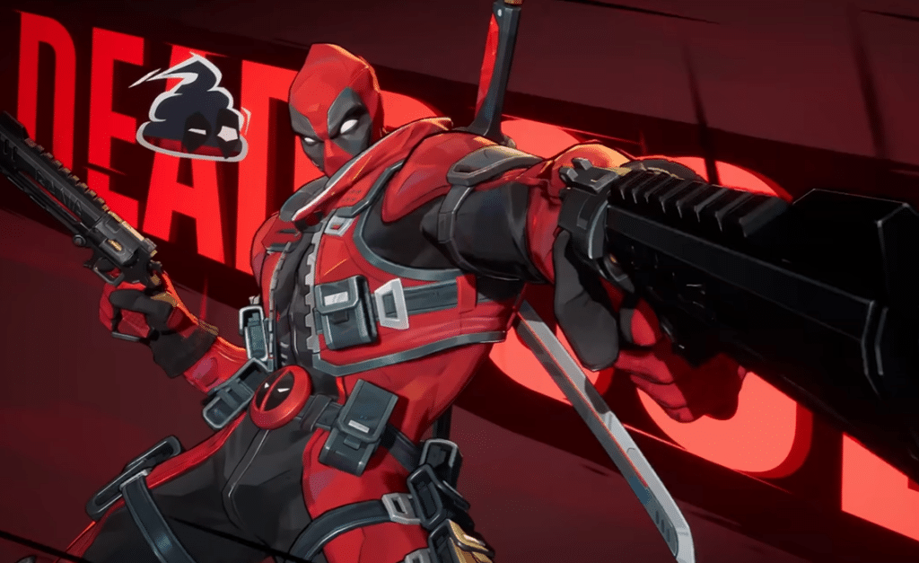 Deadpool character introduction animation in Marvel Rivals Season 6