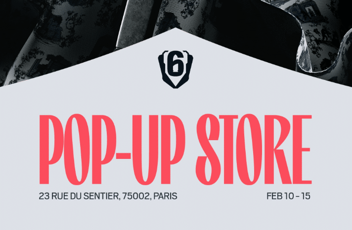 Six Invitational 2026 pop-up store announcement graphic for Rainbow Six Siege X