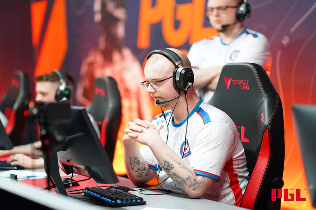 Astralis Counter-Strike player phzy competing at PGL Cluj-Napoca 2025 for Wildcard