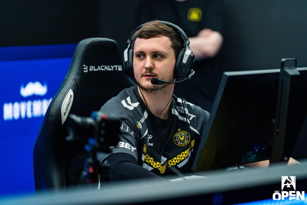 Team Vitality Counter-Strike player mezii competing at BLAST event before IEM Kraków 2026