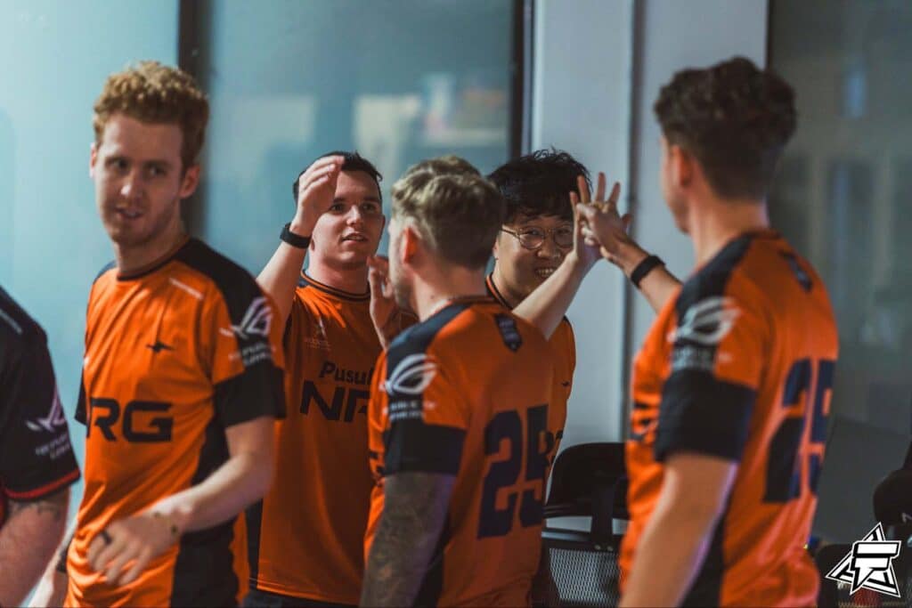 Image of NRG Counter-Strike team competing at Fragadelphia Miami Frag 2 event