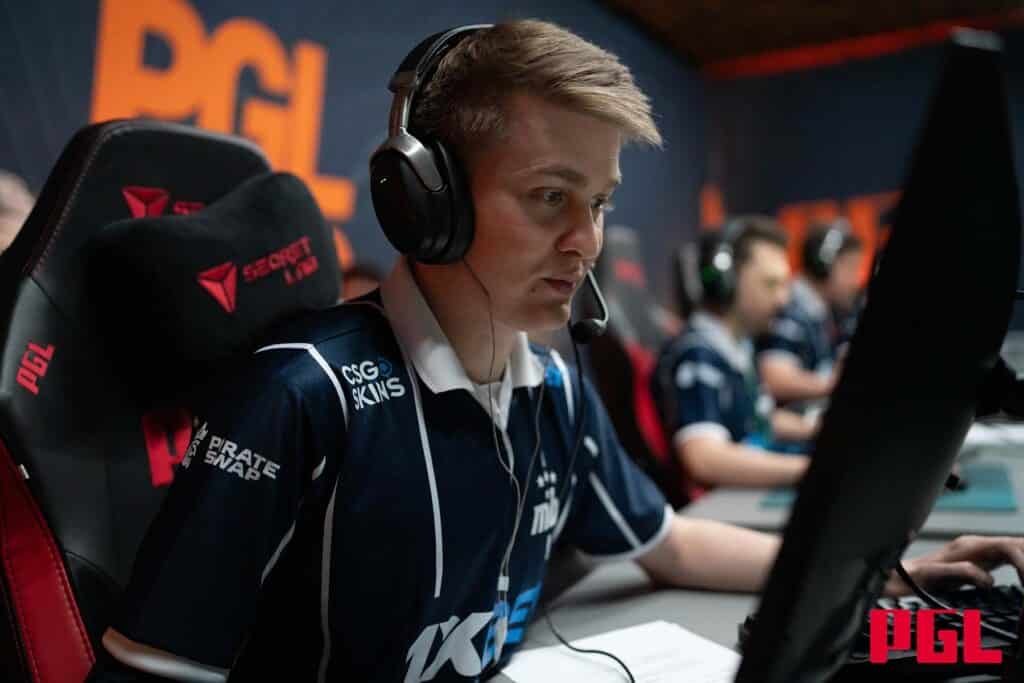 Image of Counter-Strike player Qikert competing at PGL event for MIBR