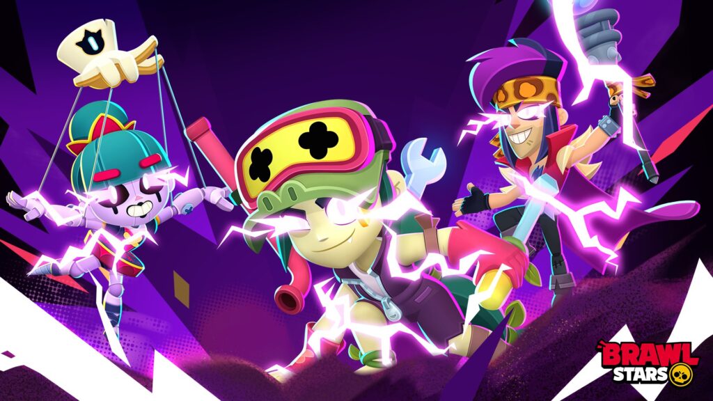 Brawl Stars Unleashed event key-art featuring in-game characters