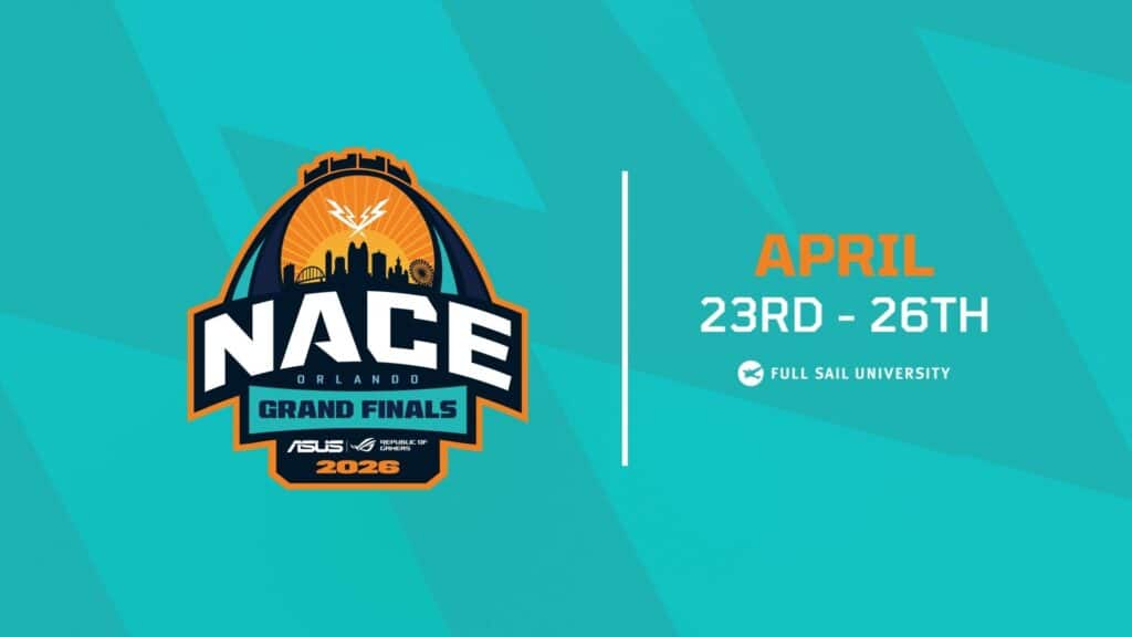 graphic showing nace logo and event details