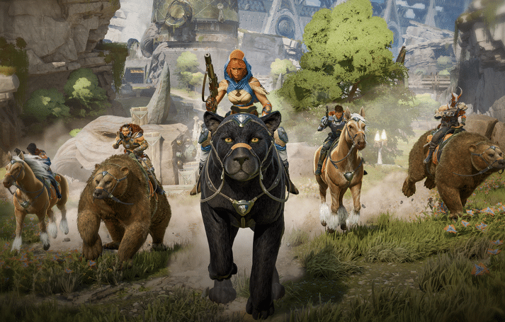 Highguard wardens and mounts raiding in the 5v5 permanent mode