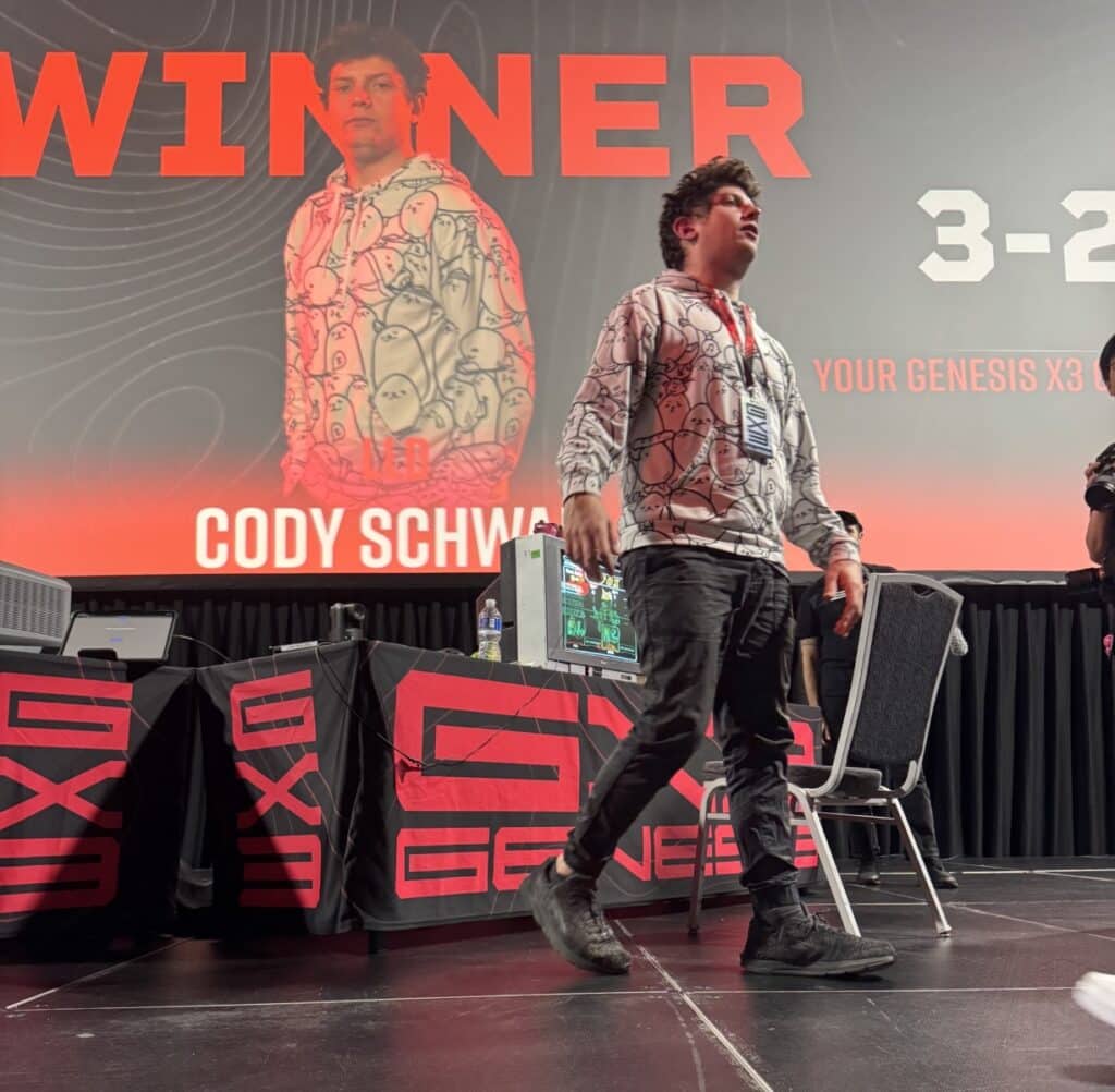 cody wins genesis x3