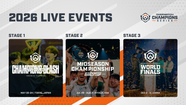 Overwatch announces OWCS 2026 LAN events in Japan and China