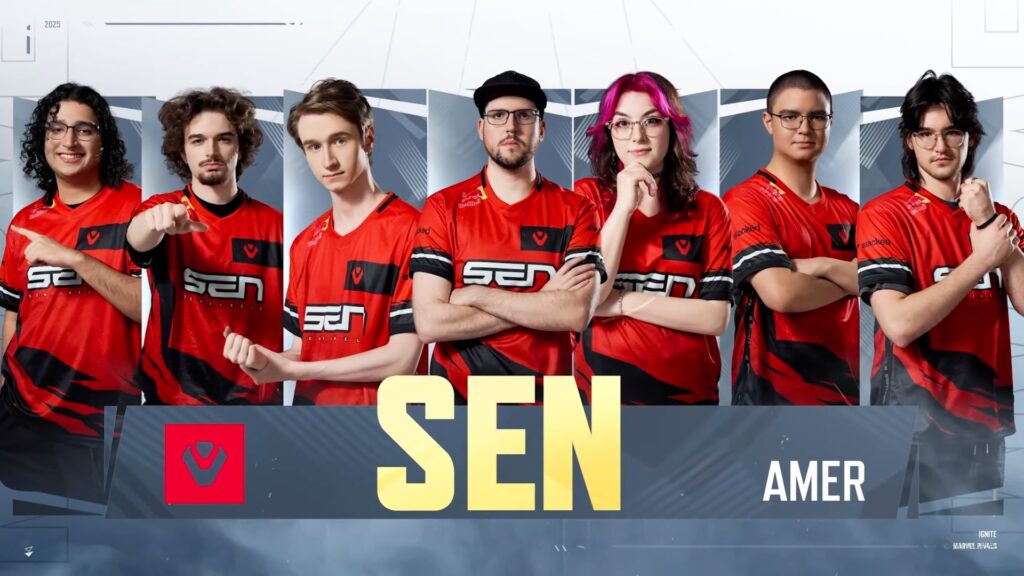 Sentinels Marvel Rivals roster for Ignite 2025 season