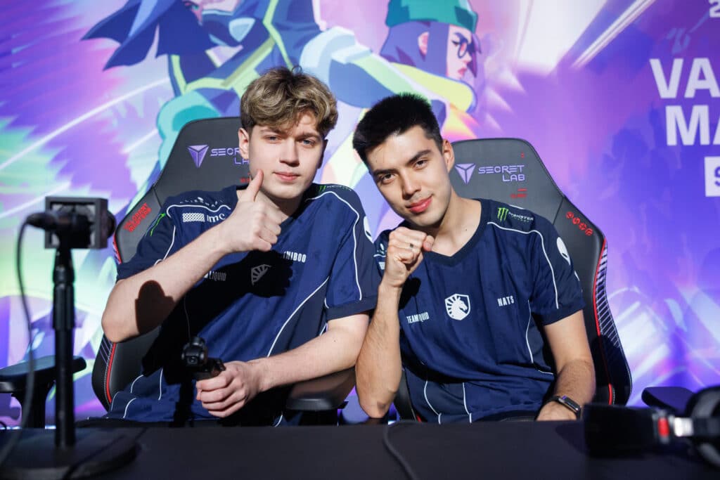 Team Liquid miniboo and nAts at VALORANT Masters Santiago