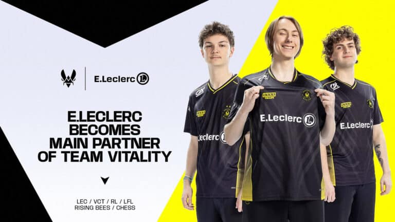 Team Vitality unveils partnership with E.Leclerc