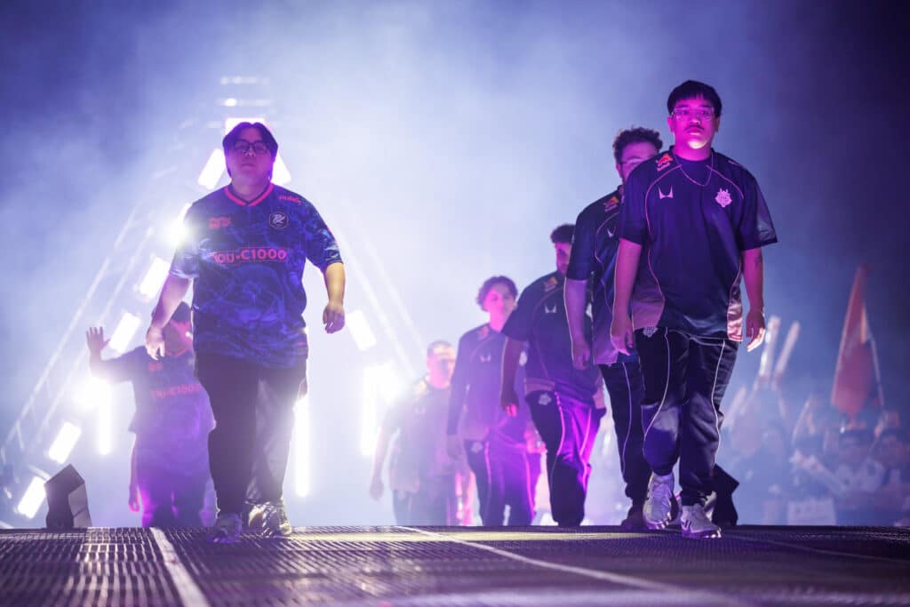 G2 Esports versus Paper Rex at Masters Santiago