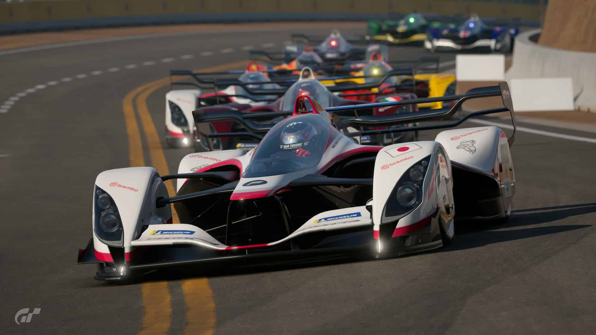 Image of Red Bull X2010 cars racing on Gran Turismo 7