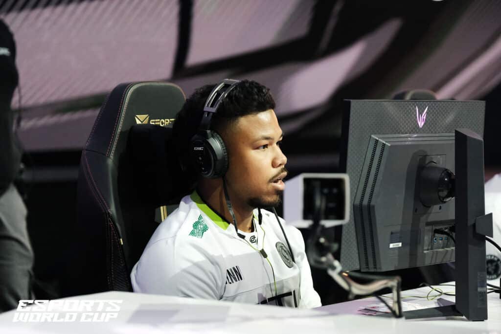 Image of Call of Duty player Kenny competing for OpTic Gaming at Esports World Cup 2024
