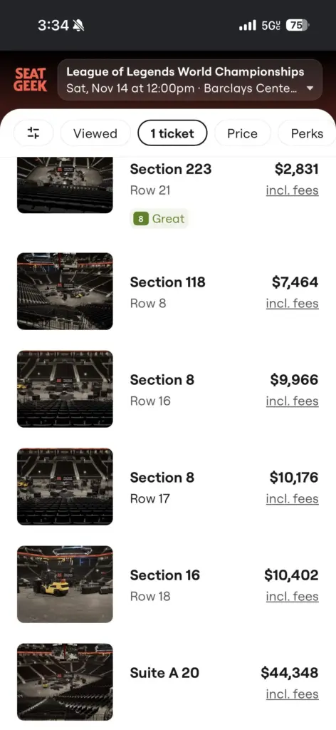 worlds 2026 tickets scalpers
